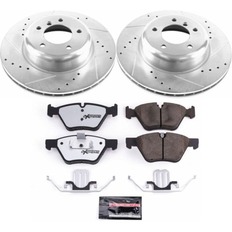 PowerStop k5691-26 | Power Stop 09-16 BMW Z4 Front Z26 Street Warrior Brake Kit; 2009-2016