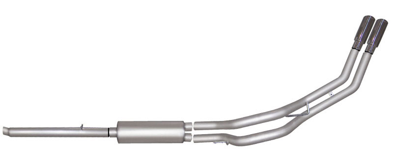 Gibson 66538 | 05-07 Dodge Dakota Laramie 3.7L 2.5in Cat-Back Dual Sport Exhaust - Stainless; 2005-2007