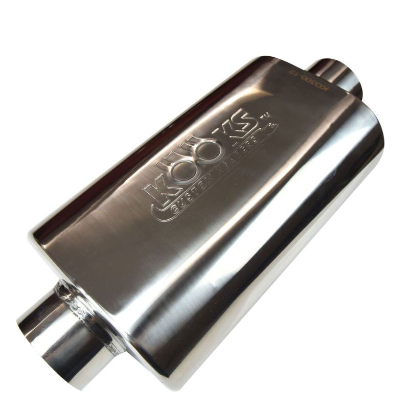 Kooks Headers KO30012 | Universal 3in Center/Center Oval Muffler (4x8x12)