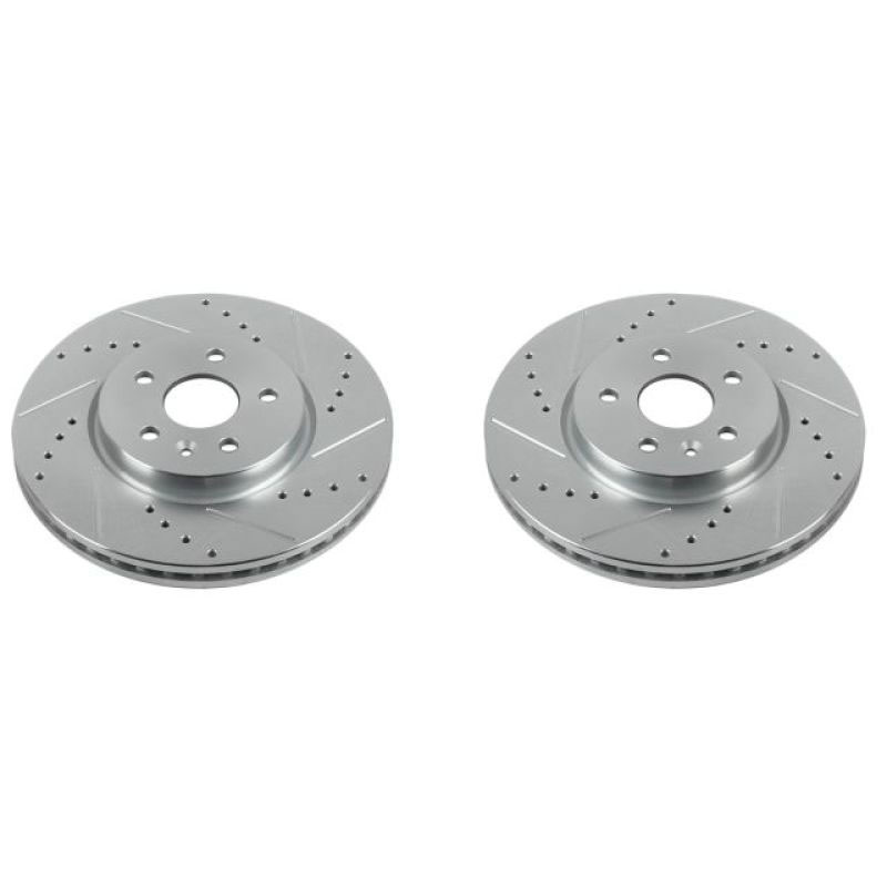 PowerStop ar82181xpr | Power Stop 13-16 Chevrolet Trax Front Evolution Drilled & Slotted Rotors - Pair; 2013-2016