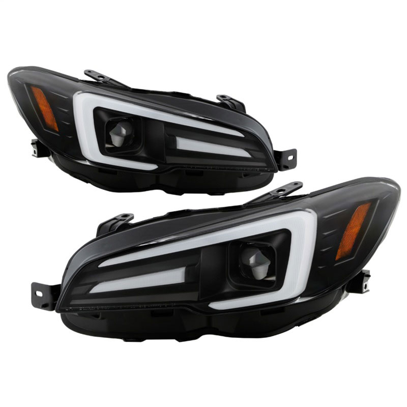 SPYDER 5088086 | Spyder Subaru Impreza WRX 15-20 Halogen Model Projector Headlights - Black PRO-YD-SWRX15SI-SBSEQ-BK; 2015-2020