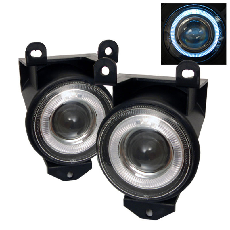 SPYDER 5021410 | Spyder Gmc Denali / Sierra C3 Halo Projector Fog Lights - Clear - (FL-P-GD99-HL); 1999-2006