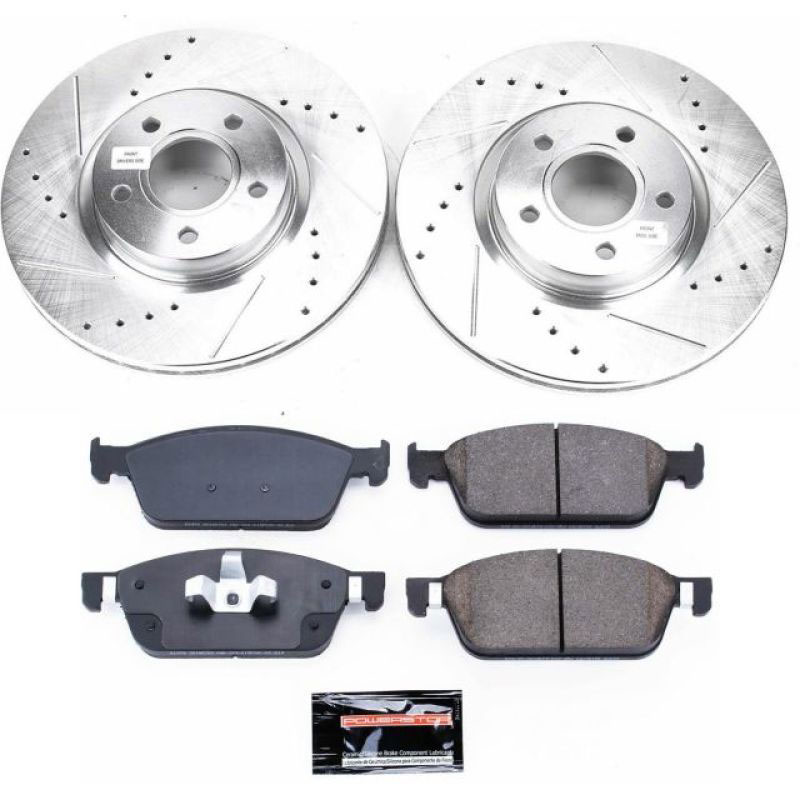 PowerStop k7338 | Power Stop 17-18 Ford Escape Front Z23 Evolution Sport Brake Kit; 2017-2018