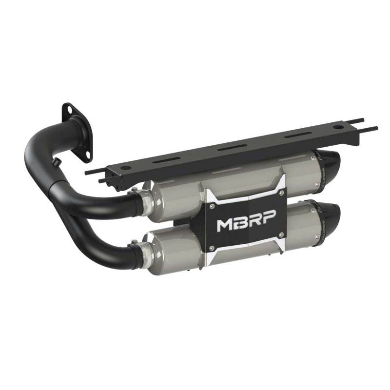 MBRP at-9110pt | 19-20 Honda Talon Dual Slip-On Exhaust System w/Performance Muffler; 2019-2022