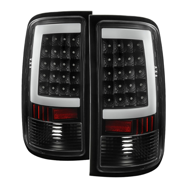 SPYDER 5081551 | Xtune GMC Sierra 07-13 LED Tail Lights Black ALT-ON-GS07-G2-LED-BK; 2007-2013