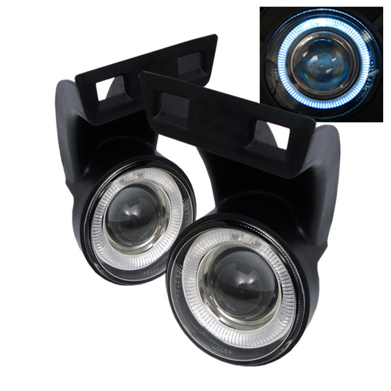 SPYDER 5021274 | Spyder Dodge Ram 1500 Halo Projector Fog Lights - Clear - (FL-P-DRAM94-HL); 1994-2001