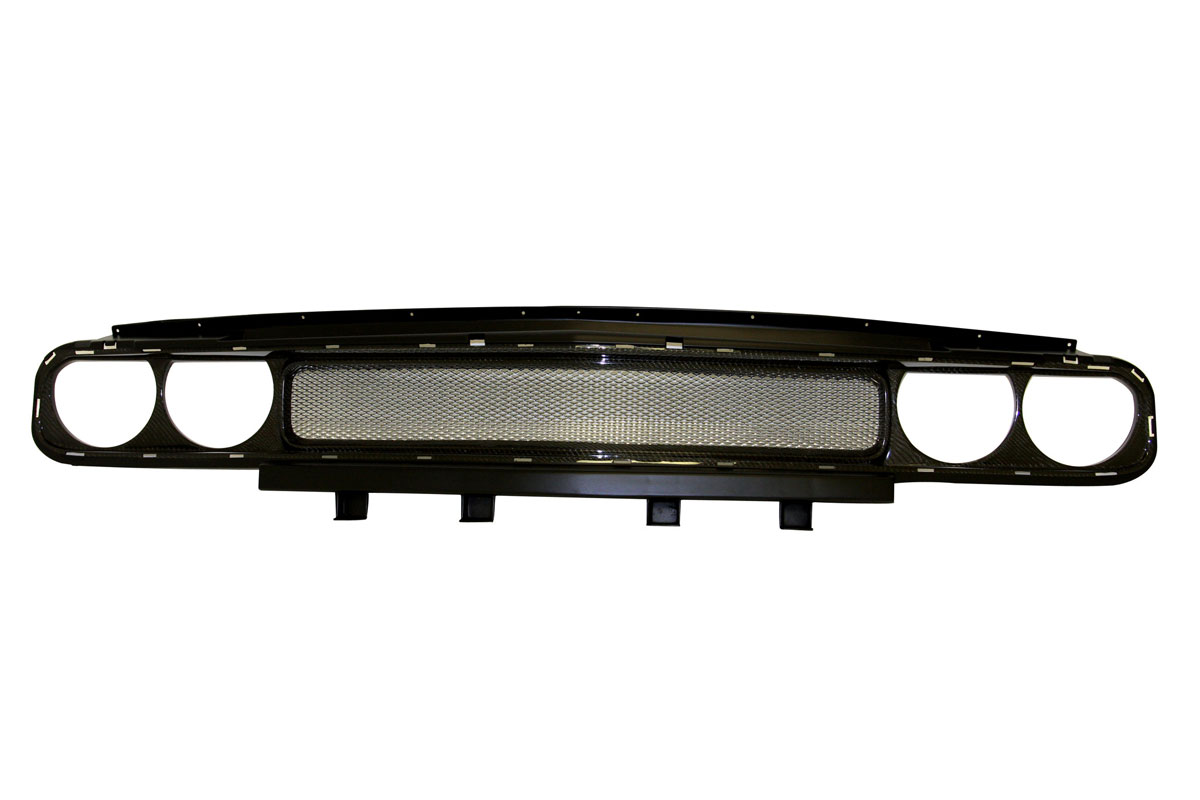 Anderson Composites AC-FG0910DGCH-OE | Challenger Carbon Fiber Front Grille; 2009-2014