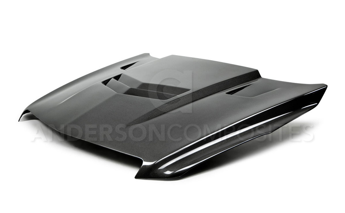 Anderson Composites AC-HD13CAATS-VT | Ats Carbon Fiber Hood Type-Vt; 2013-2015