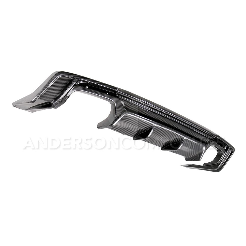 Anderson Composites AC-RL16CHCAM-AZ | Camaro Carbon Fiber Rear Valance Diffuser; 2016-2024