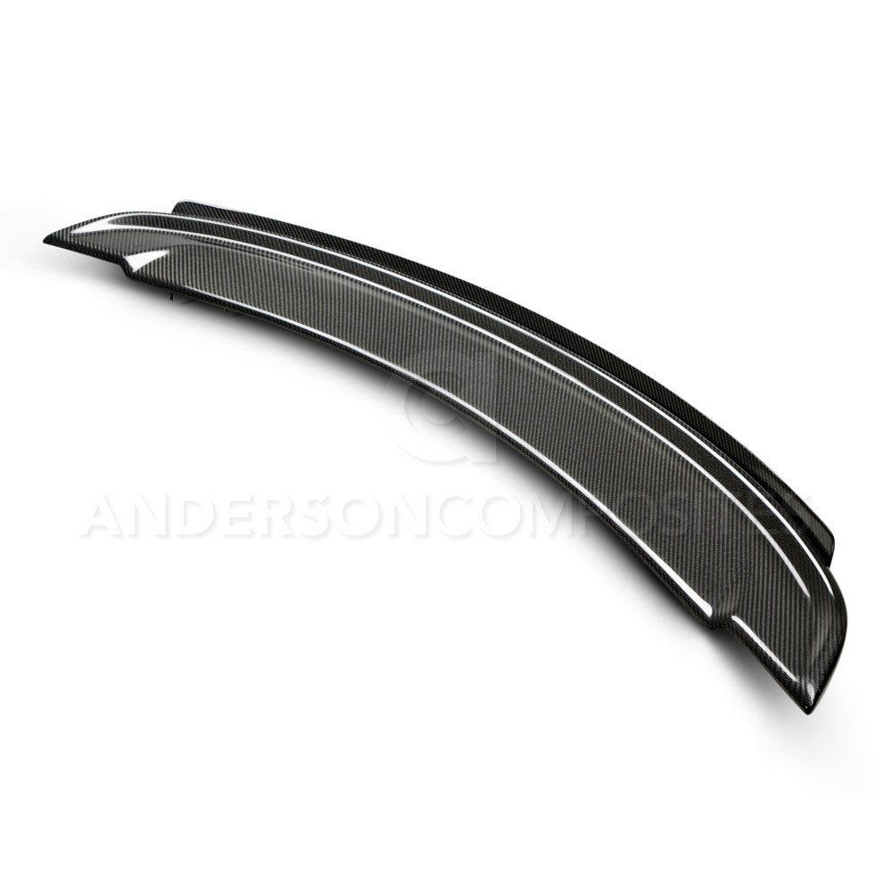 Anderson Composites AC-RS14CHCAM-Z28W | Camaro Z28 Carbon Fiber Spoiler Type-Z28 With Adj Wicker Bill; 2014-2015