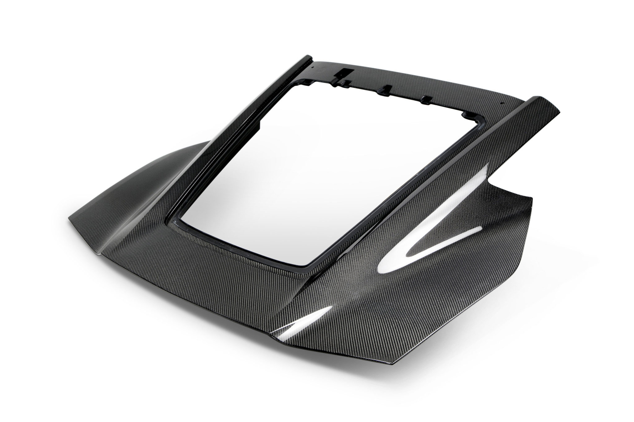 Anderson Composites AC-TL14CHC7-DRY | Corvette C7 DRY Carbon Fiber Rear Hatch Replacement; 2014-2019