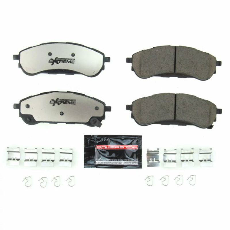 PowerStop z36-2208 | Power Stop 2019 Ford Ranger Rear Z36 Truck & Tow Brake Pads w/Hardware; 2019-2022