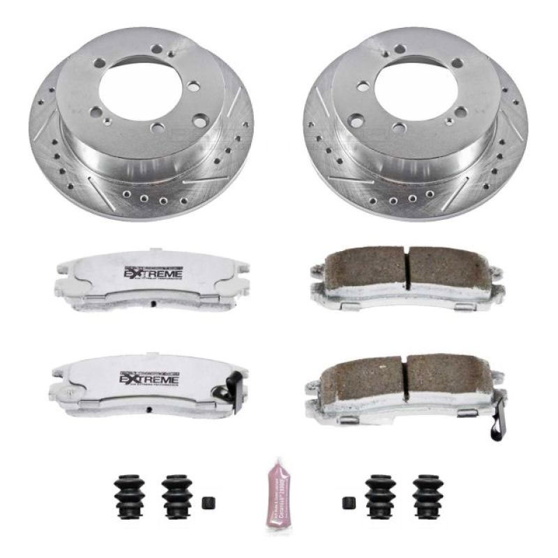 PowerStop k1203-26 | Power Stop 95-05 Chrysler Sebring Rear Z26 Street Warrior Brake Kit; 1995-2005