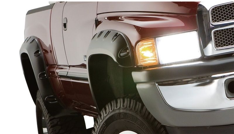 Bushwacker 5092445 | 20-22 Ram 1500 (Excl. Rebel/TRX) 76.3/67.4in Bed Pocket Style Flares 4pc - Diamd. Black; 2020-2022