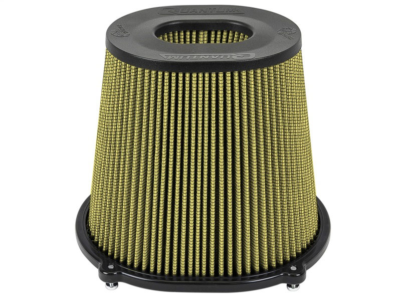 aFe 72-91132 | Quantum Pro-Guard 7 Air Filter Inverted Top - 5in Flange x 8in Height - Oiled PG7