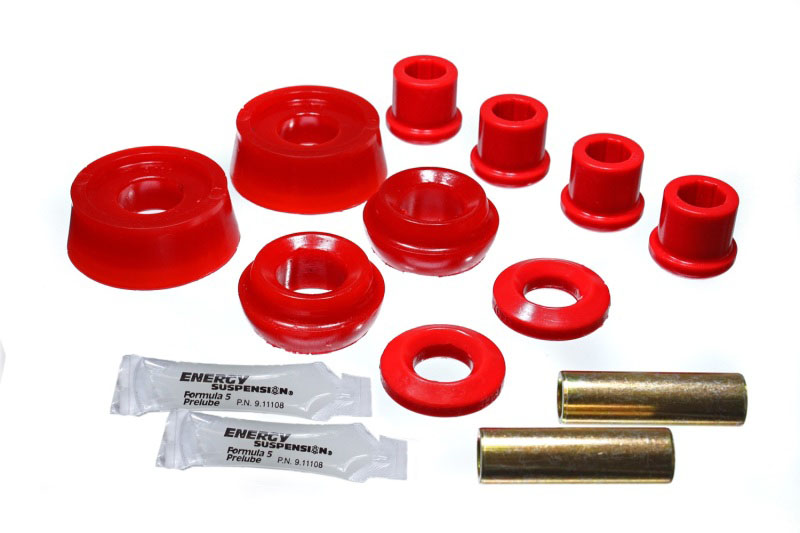 Energy Suspension 5.3129r | 01-05 PT Cruiser / 03-04 Dodge Neon Red Front Lower & Upper Control Arm Bushing Se; 2001-2005