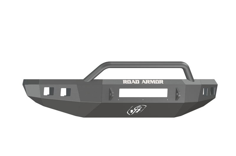 Road Armor 914r4b-nw | 14-20 Toyota Tundra Stealth Front Bumper w/Pre-Runner Guard - Tex Blk; 2014-2020