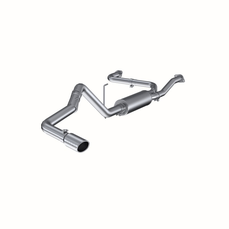 MBRP s5406al | 05-11 Nissan Frontier 4.0L V6 Single Side Aluminum Cat Back Exhaust; 2005-2011