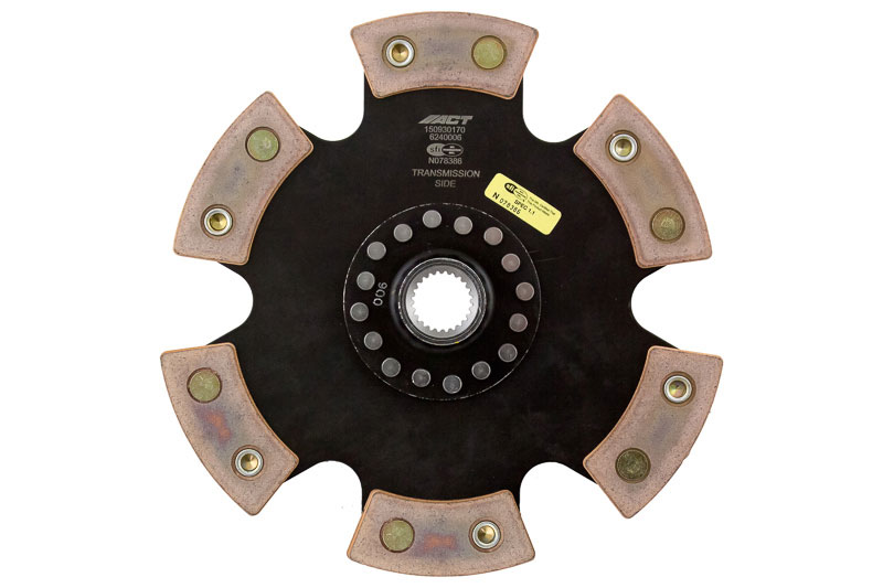 ACT 6240006 | 6 Pad Rigid Race Disc Nissan 300ZX Base 3V; 1984-1996