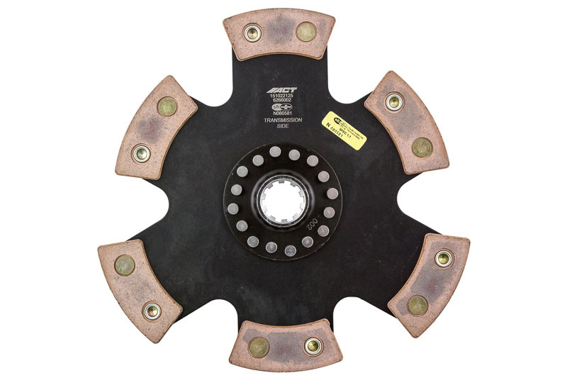 ACT 6266002 | 6 Pad Rigid Race Disc Chevrolet Bel Air Base 5.7V; 1955-1975