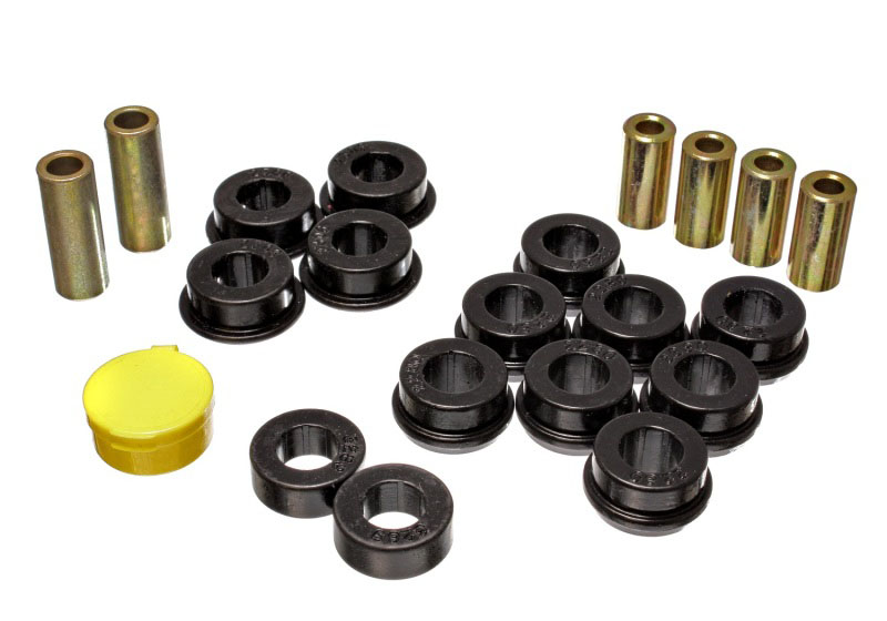 Energy Suspension 16.3110g | 90-93 Honda Accord/Odyssey Black Front Control Arm Bushing Set; 1990-1993