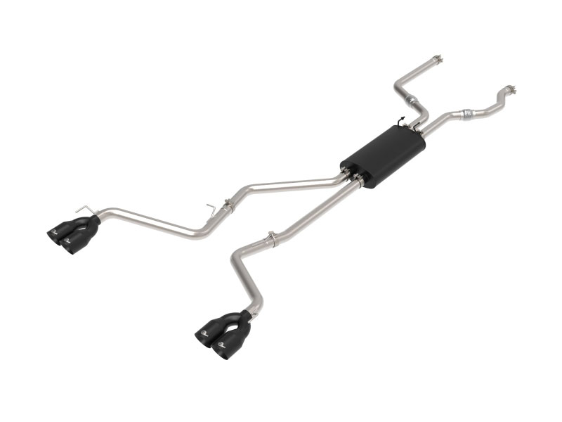 aFe 49-33139-b | MACH Force-Xp 2.5in. 304 SS C/B Exhaust 20-21 Ford Explorer V6-3.0L - Black Tip; 2020-2022