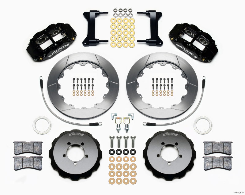 Wilwood 140-12870 | Narrow Superlite 6R Front Hat Kit 12.88in 2012-Up Toyota / Scion FRS w/ Lines; 2012-2021