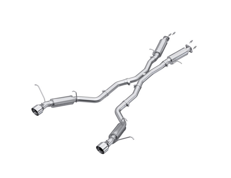 MBRP s5525al | 2012+ Jeep Grand Cherokee SRT 6.4L 3in Dual Rear Exit Aluminized Catback Exhaust - T304 Tips; 2012-2022