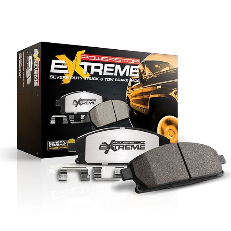 PowerStop z362370 | Power Stop 2021 GMC Canyon Rear Z36 Truck & Tow Brake Pad w/Hardware; 2021-2021