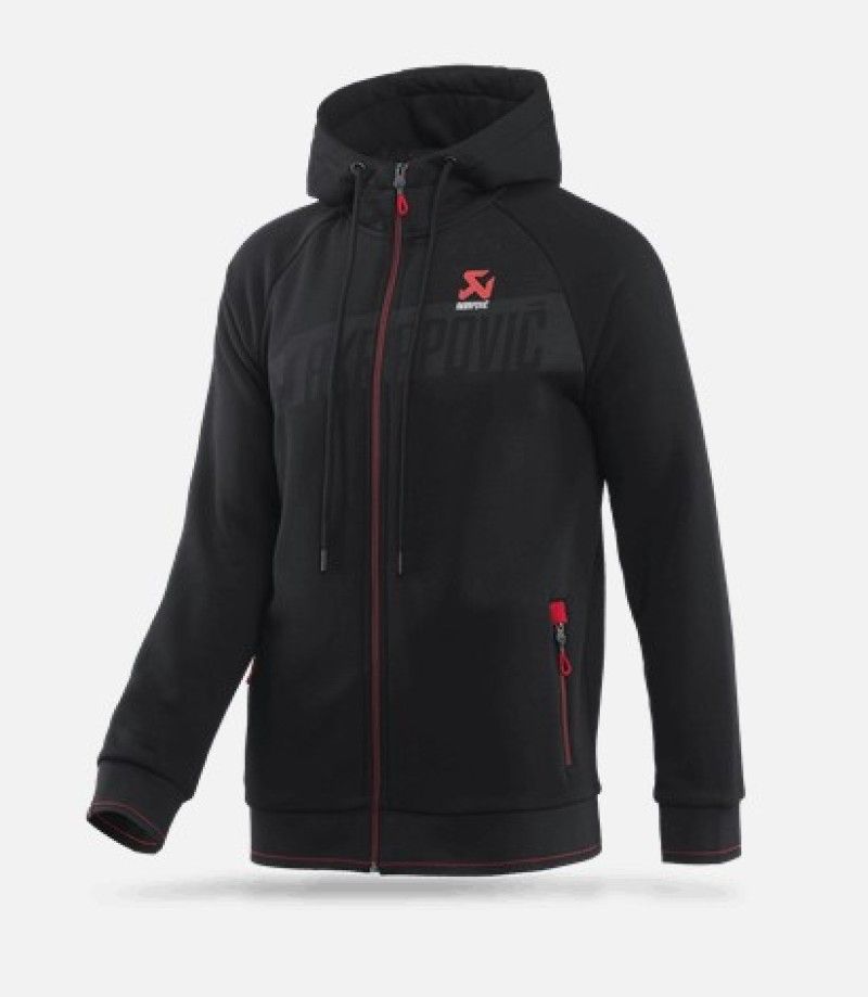 Akrapovic 802055 | mens Corpo Zip Hoodie Black - Small