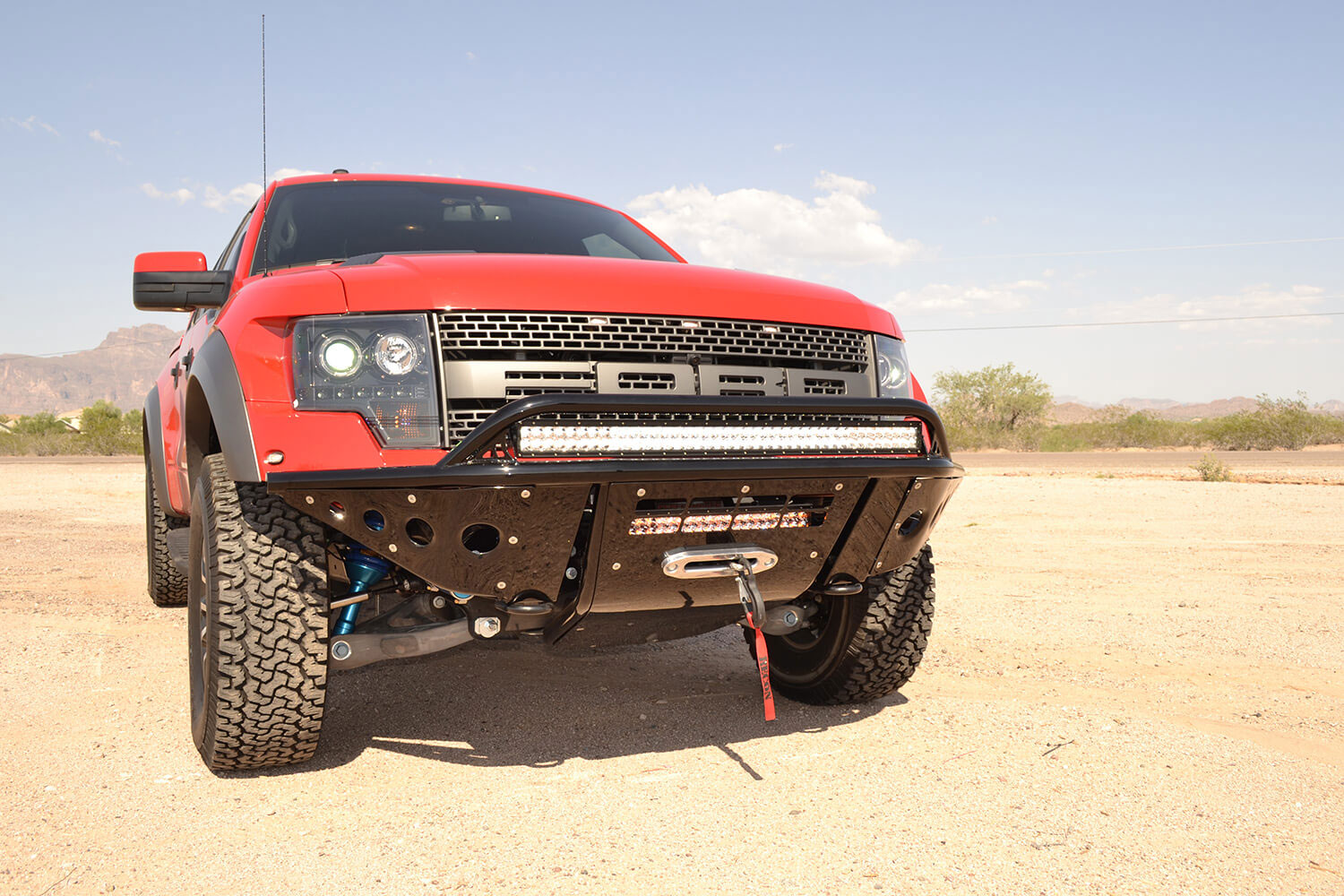 Addictive Desert Designs F012932450103 | Ford F-150 Raptor Stealth Front Bumper w/ Winch Mount; 2010-2014