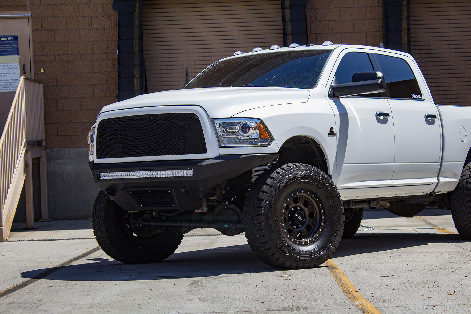 Addictive Desert Designs F511182770103 | 10-18 Dodge RAM 2500 Stealth Fighter Front Bumper; 2010-2018