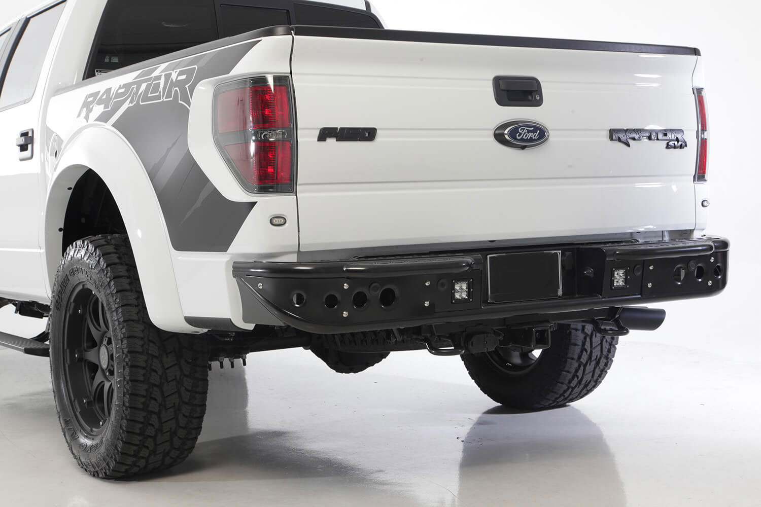 Addictive Desert Designs R012231280103 | Ford F-150 Raptor Venom Rear Bumper w/ Backup Sensor Cutouts; 2010-2014