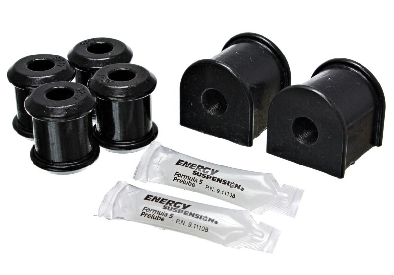 Energy Suspension 5.5167g | 00-04 Dodge Dakota 4WD / 00-03 Durango 4WD Black 15mm Rear Sway Bar Bushing Set; 2000-2004