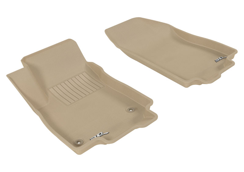 3D Maxpider l1bc01611502 | 3D MAXpider 2013-2020 Buick/Chevrolet Encore/Trax Kagu 1st Row Floormat - Tan; 2013-2020