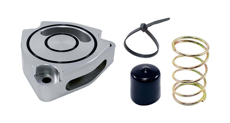 Torque Solution ts-sp2-kfs | Blow Off BOV Sound Plate (Silver) 14+ Kia Forte Koup Turbo; 2014-2023