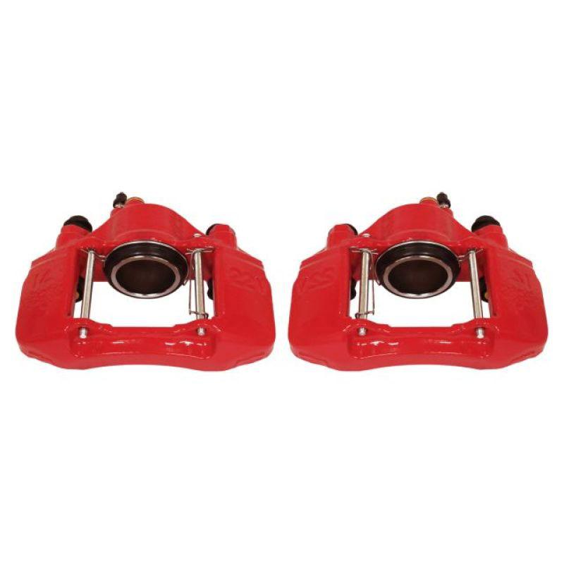 PowerStop s1336a | Power Stop 91-03 Ford Escort Front Red Calipers w/o Brackets - Pair; 1991-2003