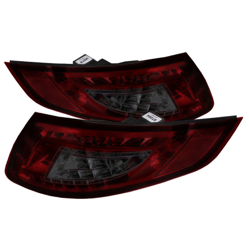 SPYDER 5037992 | Spyder Porsche 997 LED Tail Lights - Red Smoke - (ALT-YD-P99705-LED-RS); 2005-2008