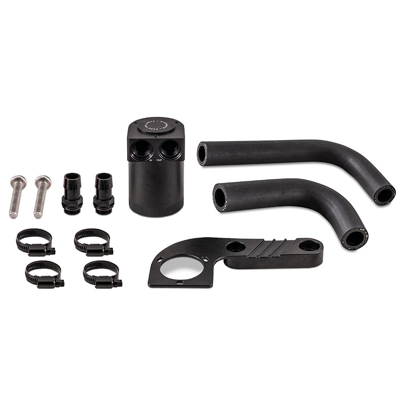 Mishimoto mmbcc-f80-15cbe | 2015+ BMW F8X M3/M4 Baffled Oil Catch Can - Wrinkle Black; 2015-2020