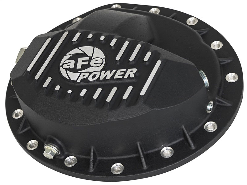 aFe 46-70372 | Power Pro Series Rear Differential Cover Black w/ Machined Fins 99-13 GM Trucks (GM 9.5-14); 1999-2013