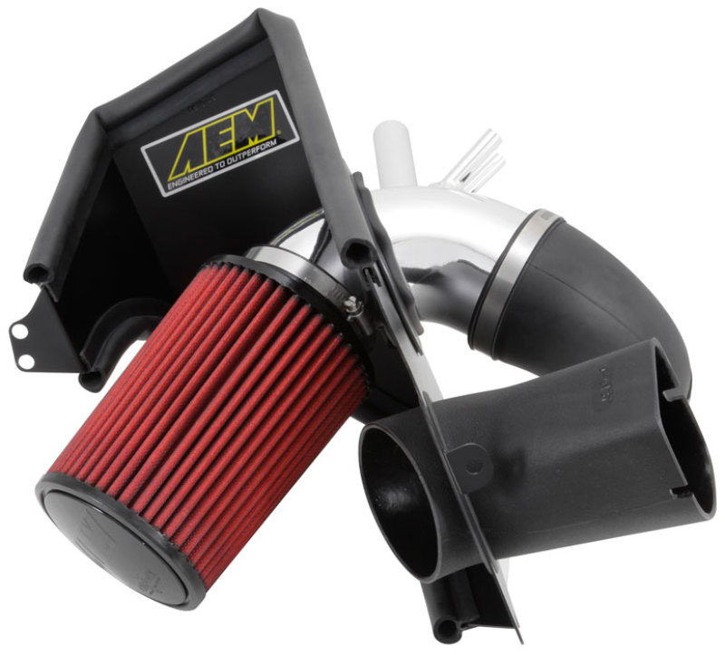 AEM Induction 21-728P | AEM Cold Air Intake System HYUNDAI GENESIS 2.0L Coupe - Polished; 2013-2014