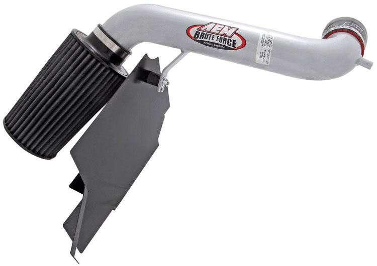 AEM Induction 21-8303DC | AEM Brute Force Intake System JEEP LIBERTY 3.7L V6 - Silver Gray; 2004-2004