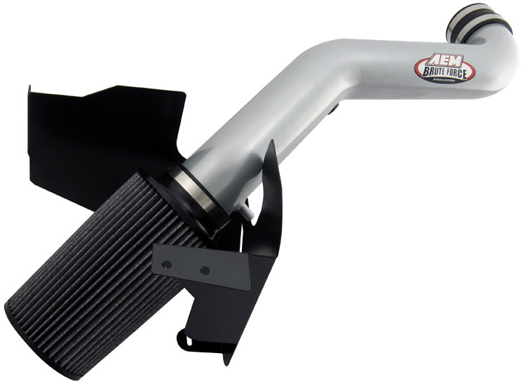 AEM Induction 21-8310DC | AEM Brute Force Intake System JEEP COMMANDER 4.7L V8 - Silver Gray; 2006-2006