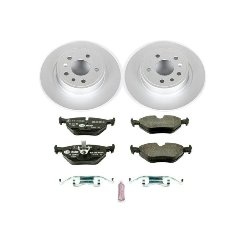 PowerStop esk3080 | Power Stop 99-10 Saab 9-5 Rear Euro-Stop Brake Kit; 1999-2010