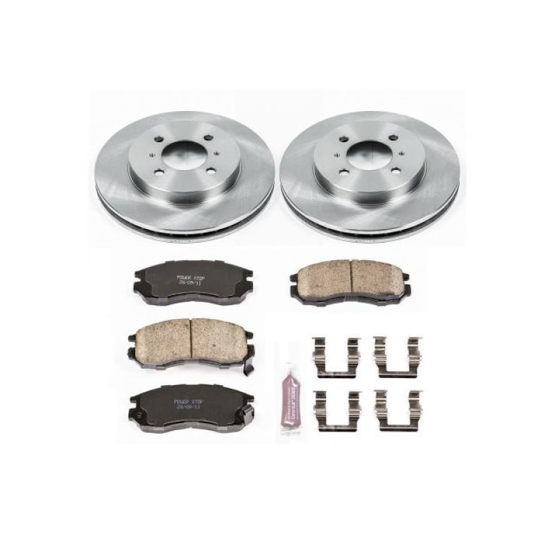 PowerStop koe1214 | Power Stop 98-02 Mitsubishi Mirage Front Autospecialty Brake Kit; 1998-2002