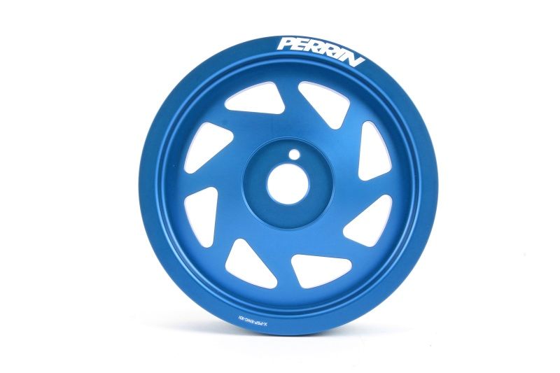 Perrin Performance pspeng101bl | Perrin 15-18 Subaru WRX / 13-20 BRZ / 14-18 Forester XT FA/FBCrank Pulley - Blue; 2015-2018