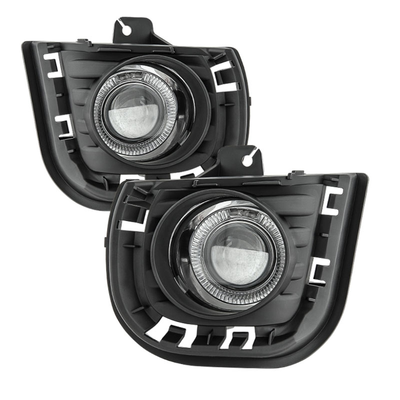 SPYDER 5082701 | Spyder Scion TC Halo Projector Fog Lights w/Switch - Clear - (FL-P-STC2014-HL); 2014-2016