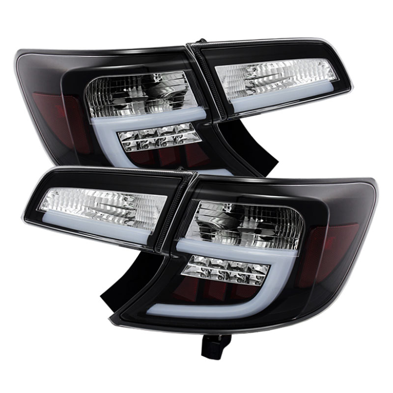 SPYDER 5079411 | Spyder Toyota Camry Light Bar LED Tail Lights - Black - (ALT-YD-TC12-LBLED-BK); 2012-2014