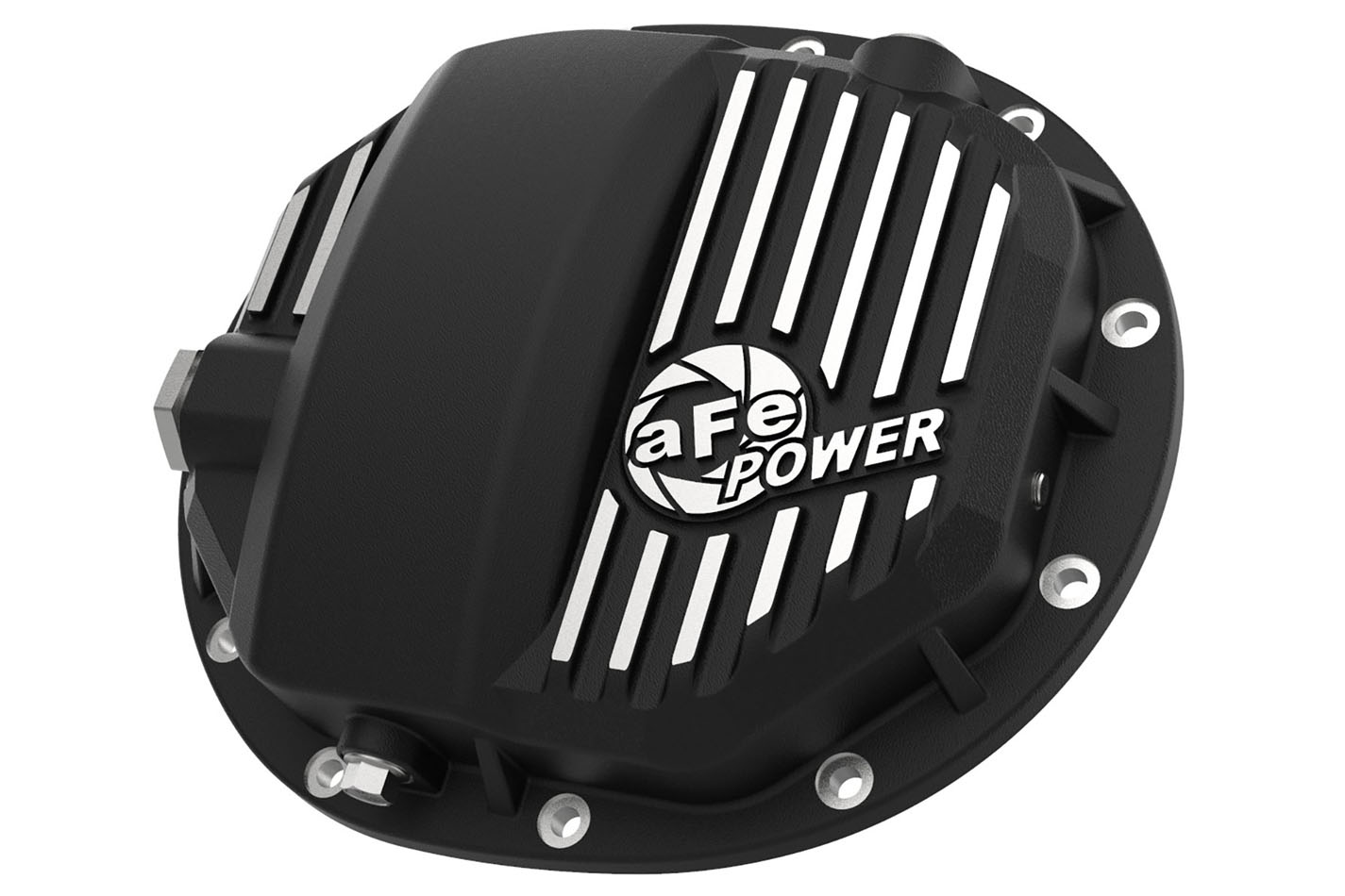 aFe 46-71120B | Power Pro Series AAM 9.5/9.76 Rear Diff Cover Black w/Mach Fins 14-19 GM Silverado/Sierra 1500; 2014-2019