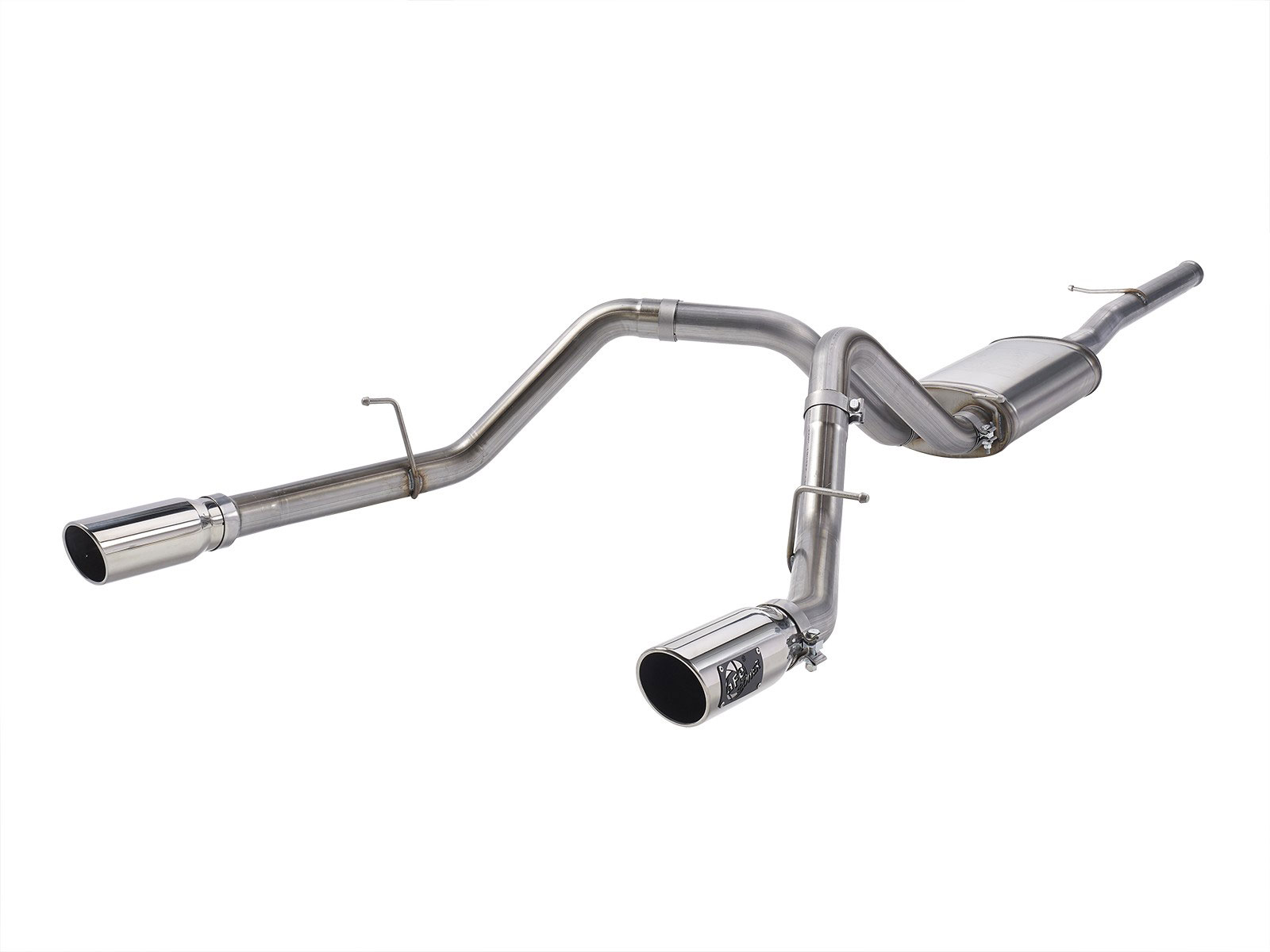 aFe 49-44112-P | afe Apollo GT Series 3 IN 409 Stainless Steel Cat-Back Exhaust System; 2009-2019